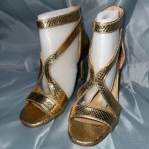 MICHAEL Michael Kors Gold Metallic Heels